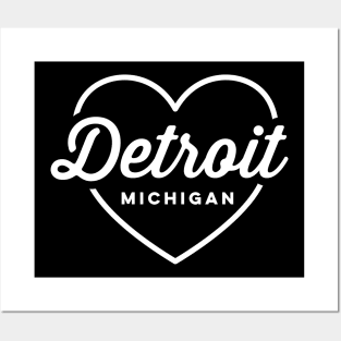 Detroit Michigan Love Posters and Art